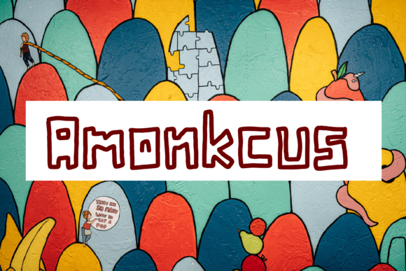 Amonkcus: A Display Font That Demands Attention—Wisely