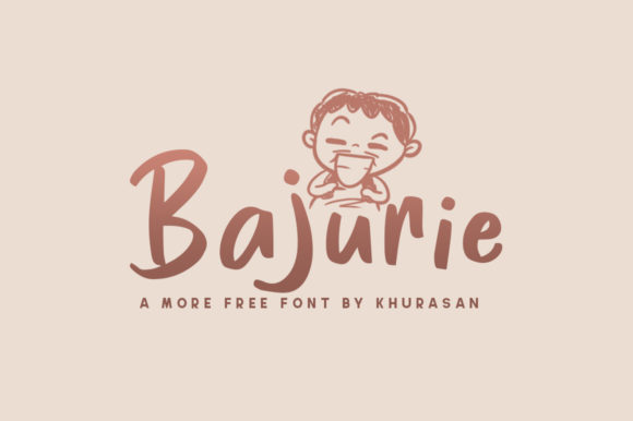 Bajurie: A Modern Display Font for Digital Branding