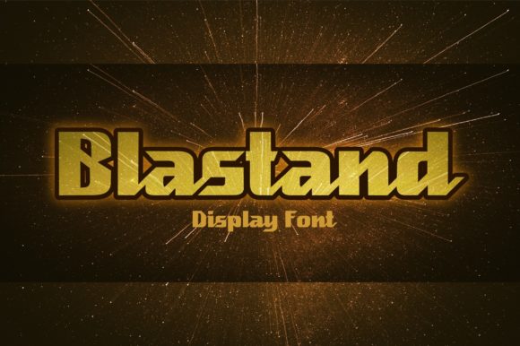 Blastand: A Bold Handwritten Display Font That Cuts Through the Feed