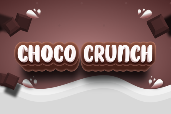 Choco Crunch: A Chunky, Friendly Display Font for Real Branding