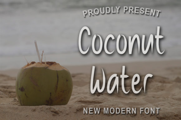 Coconut Water: A Display Font with Gentle Personality