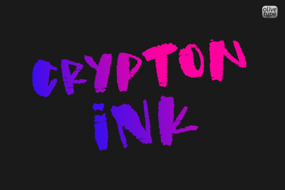 Crypton Ink: A Bold Display Font for Digital Branding