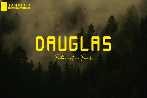 Dauglas: A Bold Display Font That Cuts Through the Feed