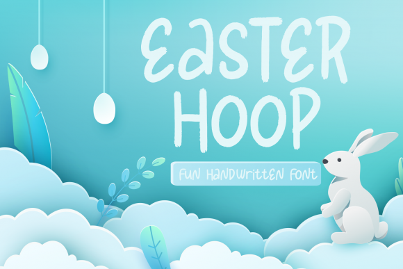 Easter Hoop: A Playful Display Font for Handmade Labels & Seasonal Designs