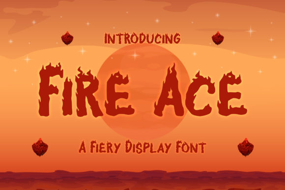 Fire Ace: A Bold Display Font That Ignites Your Brand