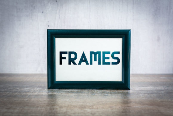 Frames: A Bold Display Font That Makes Handmade Products Shine