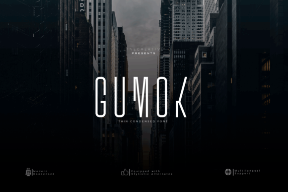 Gumok: A Display Font That Cuts Through the Feed