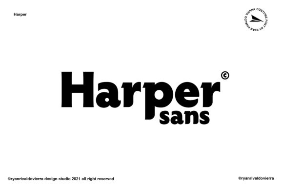 Harper: A Bold Display Font for Digital Brand Impact