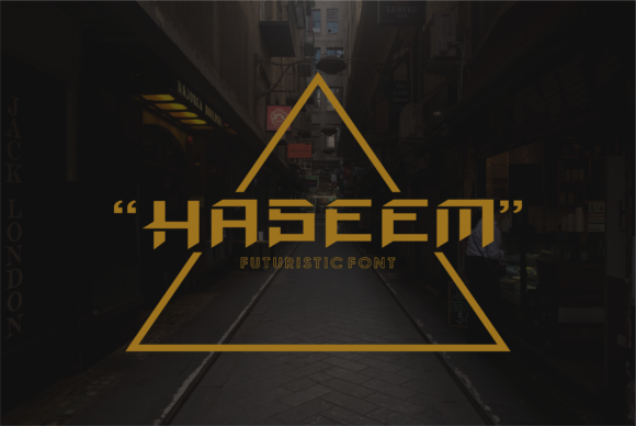Haseem: A Bold, Futuristic Display Font for Modern Branding