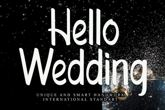 Hello Wedding Font: Elegant Display Type for Campaign Headlines