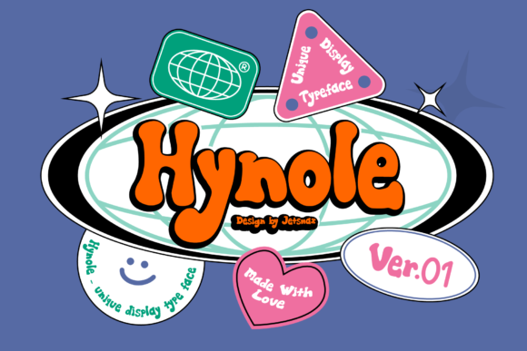 Hynole: A Retro Display Font for Editorial Impact