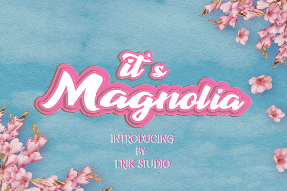 It’s Magnolia: A Sweet, Friendly Display Font for Scroll-Stopping Campaigns