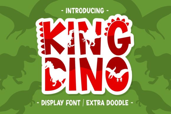 King Dino Font: Friendly, Bold Display Type for Small Business Branding