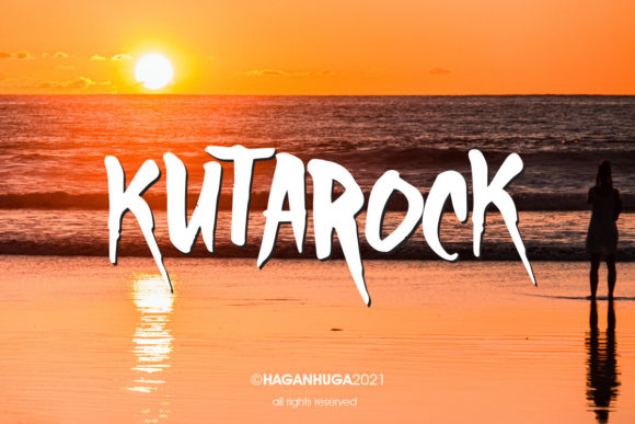 KutaRock: Urban Display Font for Handmade Labels & Printables