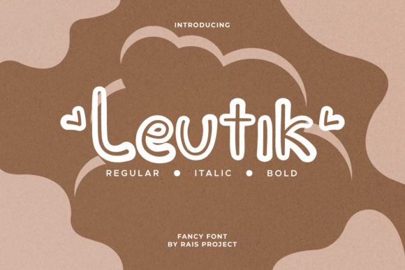 Leutik Display Font for Small Business Branding