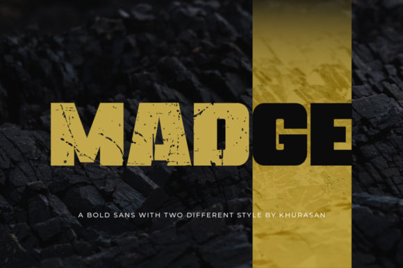 Madge: A Bold Display Font That Elevates Real Small Business Branding