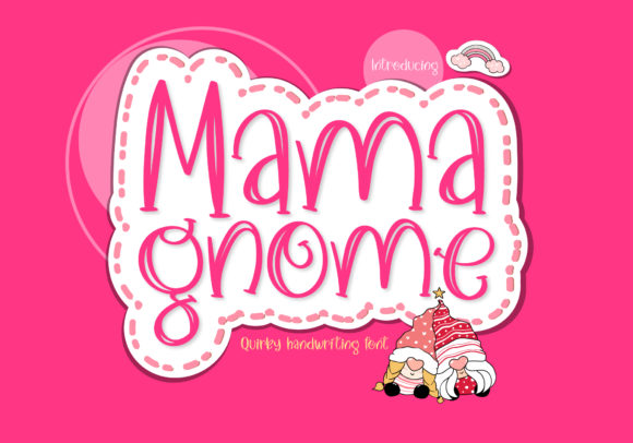 Mama Gnome: A Playful Display Font for Digital Branding