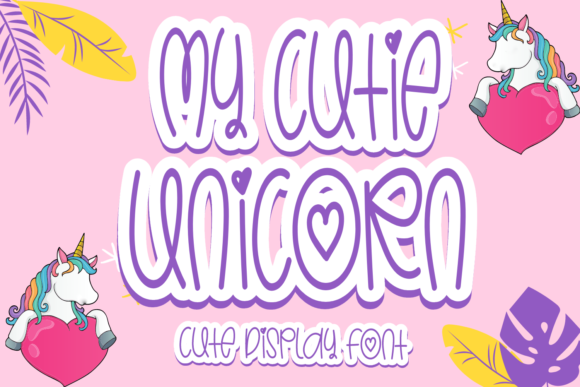 My Cutie Unicorn: A Playful Display Font with Editorial Charm