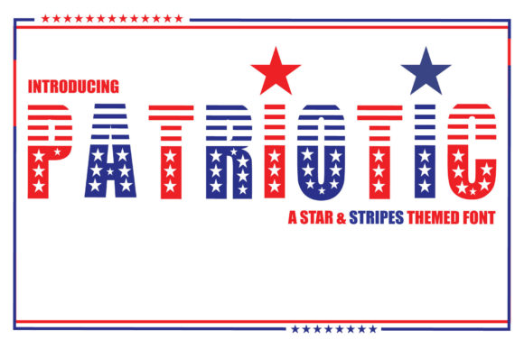 Patriotic: A Bold Display Font for Editorial Impact