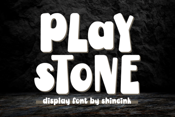 Playstone: A Playful Display Font That Builds Brand Trust