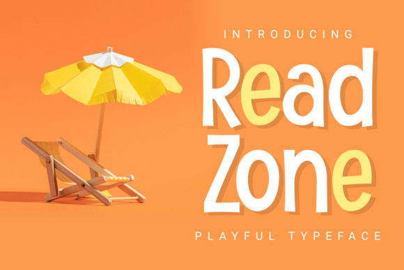 Readzone: A Playful Display Font with Editorial Warmth