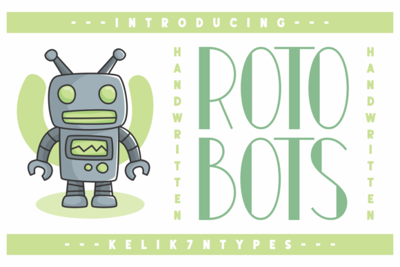 Rotobots: A Display Font That Makes Your Headlines Stand Out