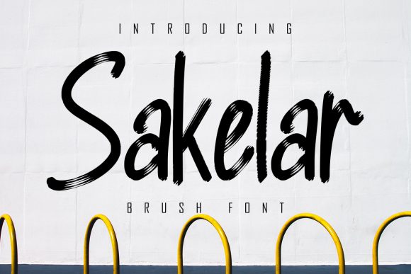 Sakelar: A Rustic Brushed Display Font for Handmade Brands