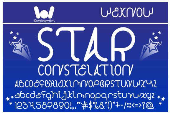Star Constellation Font: A Display Typeface That Builds Brand Trust