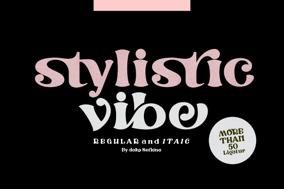 Stylistic Vibe: A Modern Display Font That Elevates Digital Branding