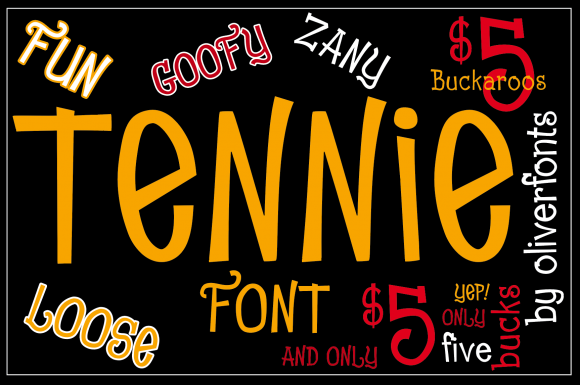 Tennie: A Display Font That Earns Its Space
