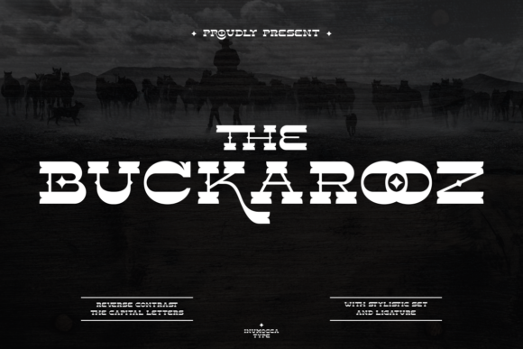 The Buckarooz: A Bold Display Font for Digital Brand Impact