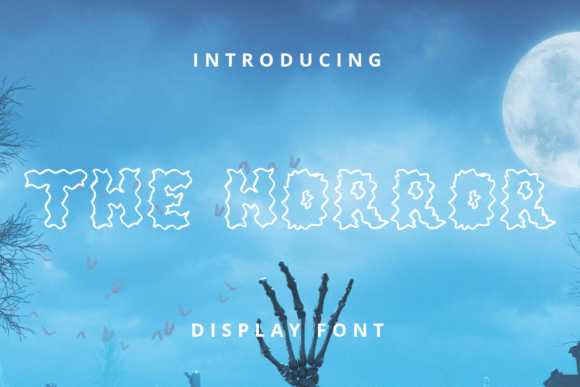 The Horror: A Bold Display Font for Impactful Web Headlines