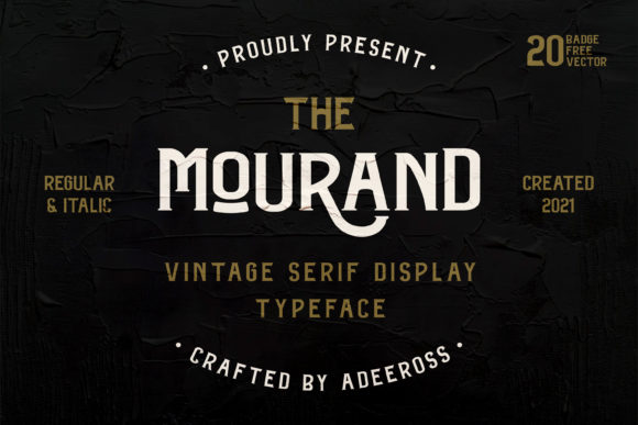 The Mourand: A Display Font That Makes Your Brand Instantly Memorable