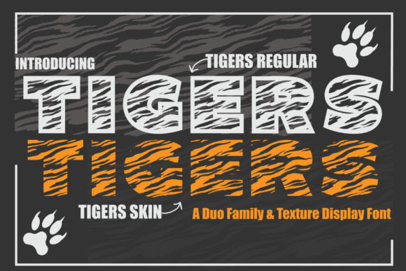 Tigers: A Chunky, Confident Display Font for Real Branding