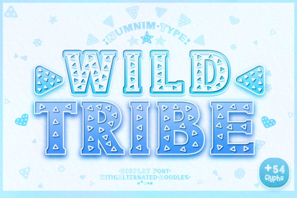 Wild Tribe Display Font for Handmade Labels & Printables